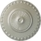Ekena Millwork Lyon Ceiling Medallion (Fits Canopies up to 3 5/8"), Hand-Painted Flash Copper, 23 1/2"OD x 3 1/4"P CM23LYFCS - alternate 1